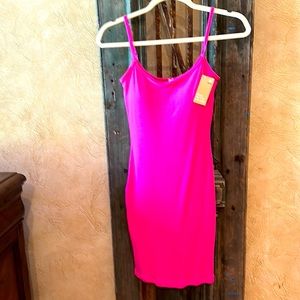 Popilush  Pink Small Shaper included dress with adjustable straps. New w Tags